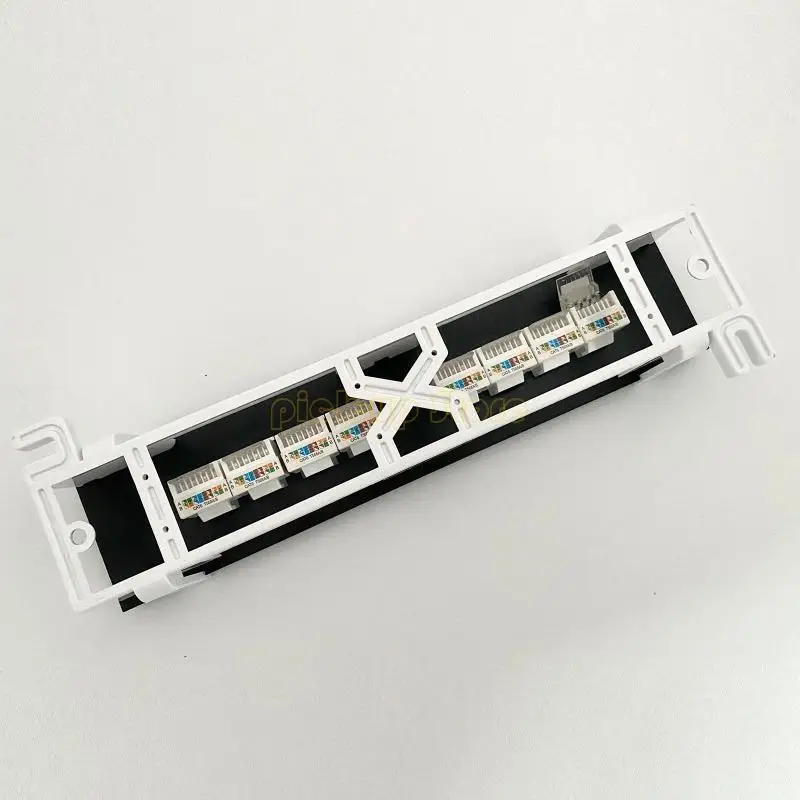 Q5WA CAT6 UTP Extender Patch Pane Panel Wall-Mount RJ45 сетевая настенная кронштейна Toolless Rack