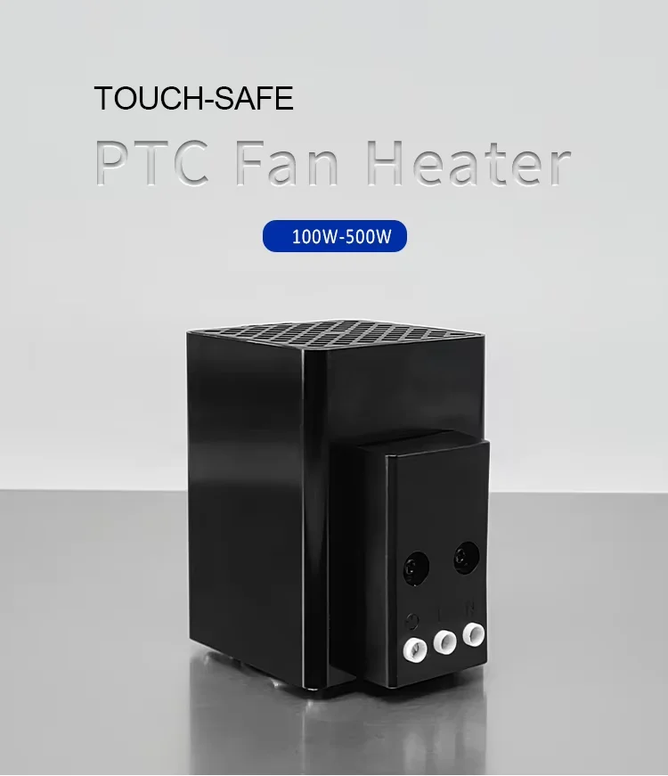220V PTC Heater 250~450W Ceramic Thermostatic Insulated Heater With Fan Pet Insulation Incubator Electric Heater