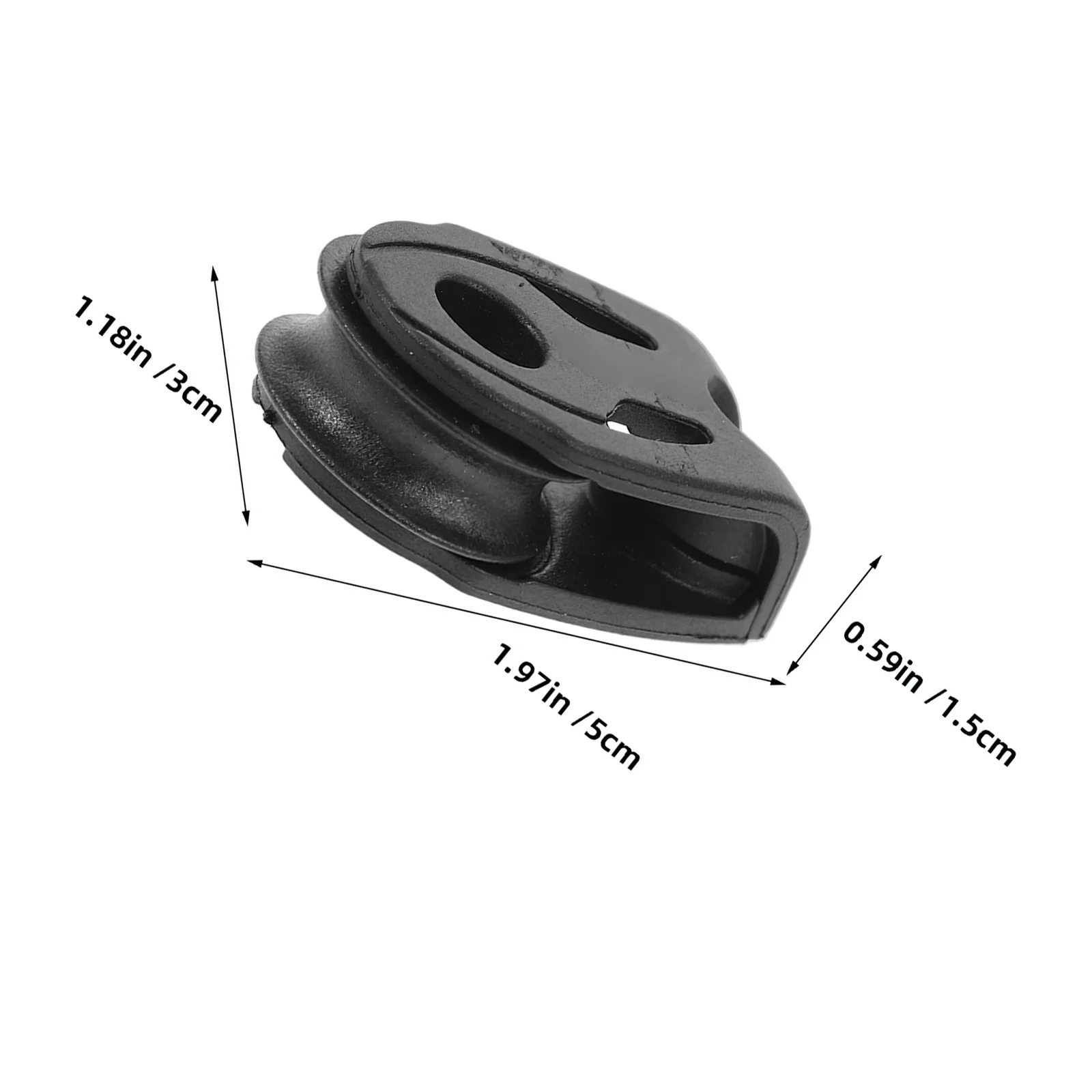2 قطعة واحدة ل المراكب الشراعية النايلون تحمل كابل الأسطوانة دائم قارب رفع أداة كاياك بكرة نظام الإبحار الأجهزة رافعة صغيرة
