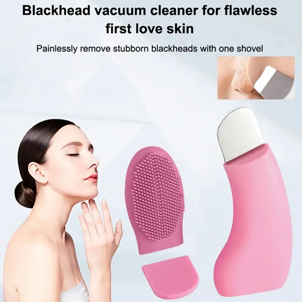 Facial Mee-eter Removal Tool Siliconen Neus Whitehead Remover Gezicht Schraper voor Diepe Reiniging Borstel Gezicht Spatel Huidverzorging Tool