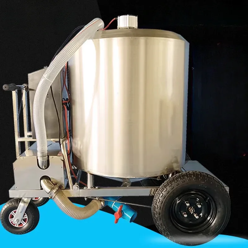 

Automatic feeding truck for pig farm, electric trough for wet porridge truck, feed mixing with feeder for breeding cattle