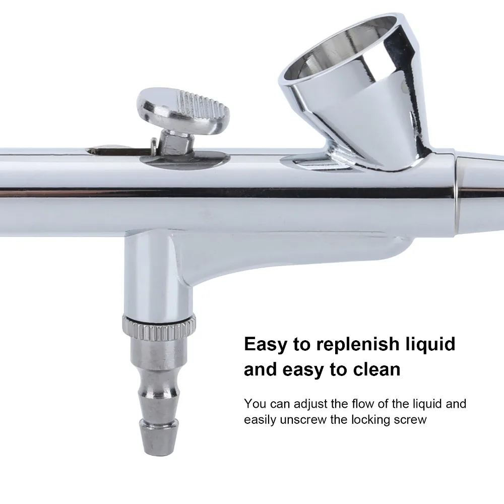 Gravity Feed Airbrush Sprayer Smooth Precision Airbrush Tool Light Weight Handheld Paint Sprayer Cosmetic Color Blending