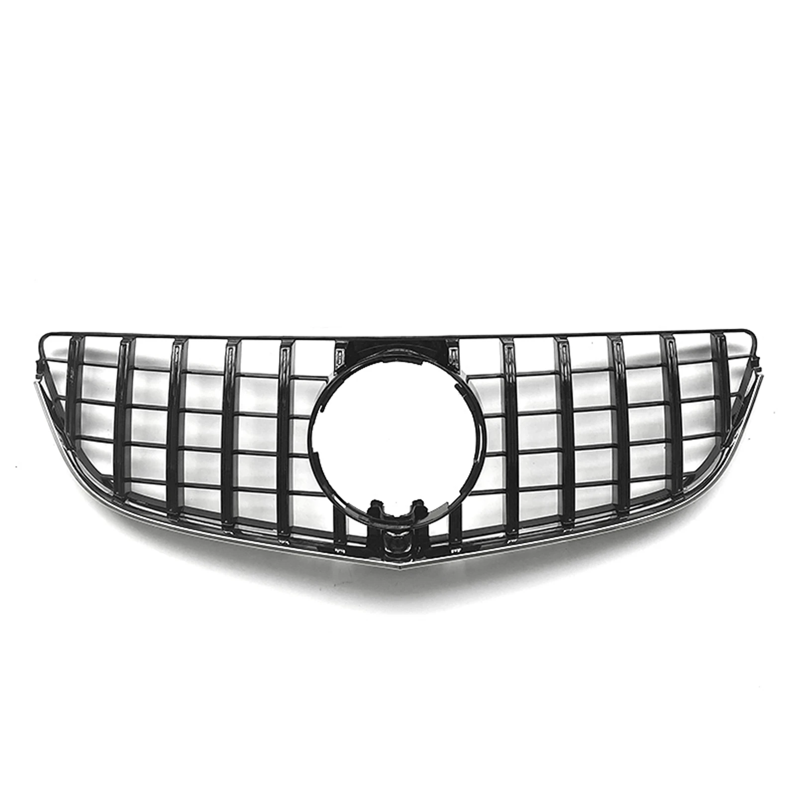 

GT Style Front Bumper Grille Grill For Mercedes Benz E Coupe W207 C207 A207 2014-2017 2 Door E250 E350 E400 E500 Upper Hood Mesh
