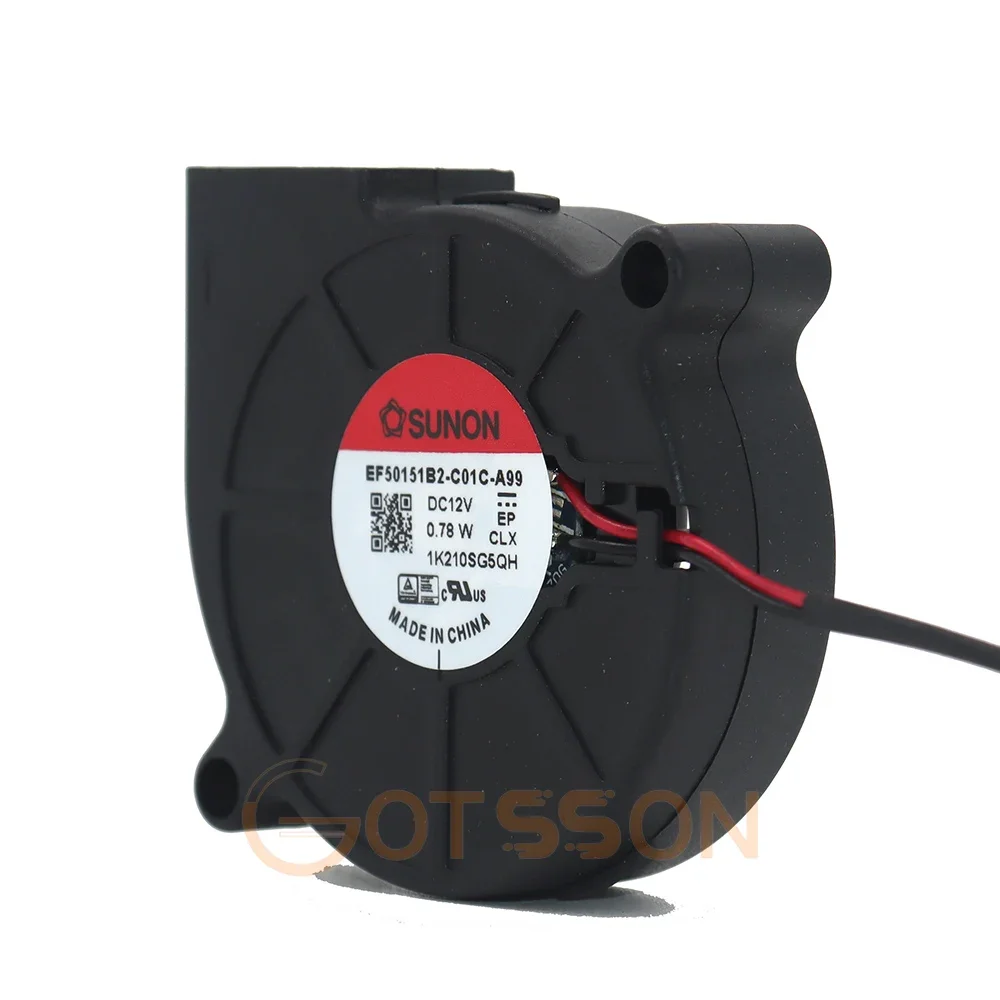Marka oryginalna Sunon EF50151B2-C01C-A99 DC 12V 0,78W 50*15MM 5CM dmuchawa wentylator chłodzący