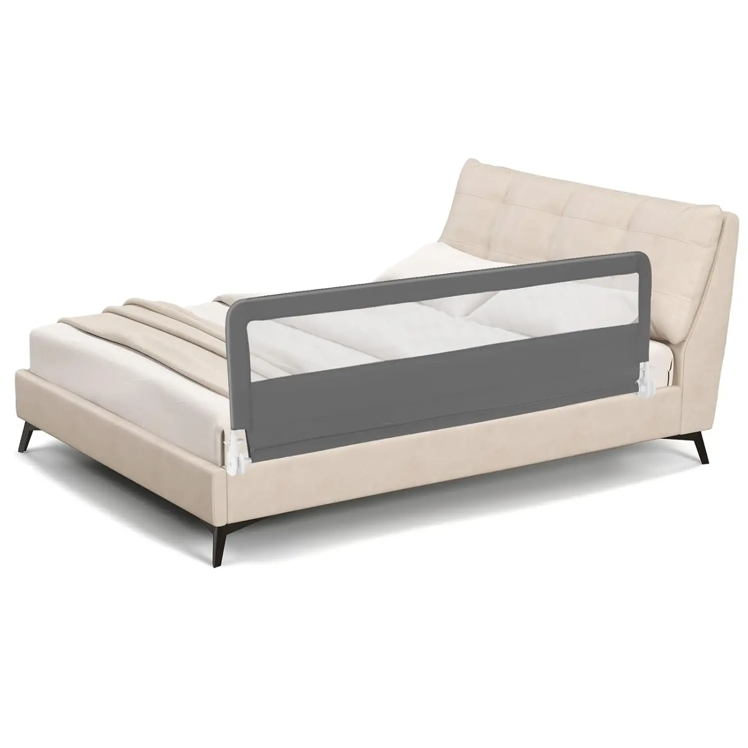 

Удлиненные 71-дюймовые поворотные поручни для малышей с ремнем безопасности, подходят для матрасов Twin to King