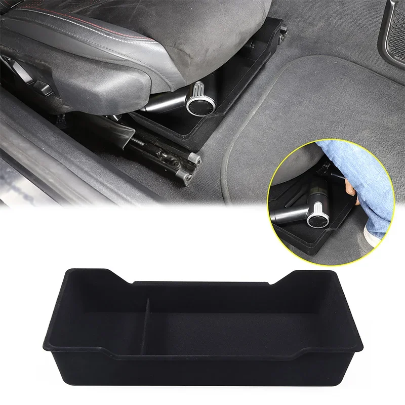 

For Toyota Supra MK5 A90 A91 2019-2022 ABS Under Car Seat Storage Box Tray Item Organizer Car Modification Accessories