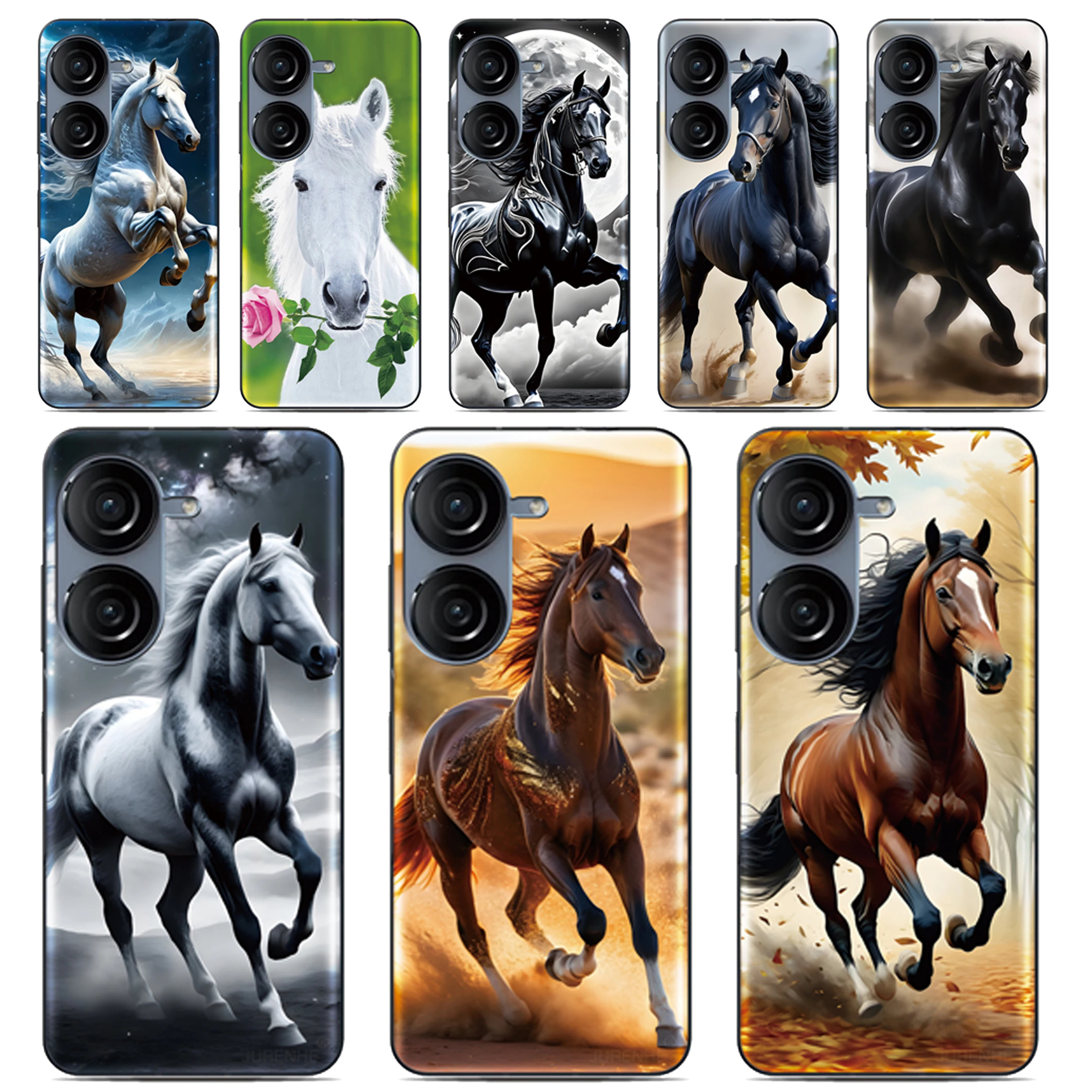 Funda de teléfono con diseño de caballo para Oukitel C69 C3 C2 C68 C62 C61 C57s C57 C58 P1 C1 Pro C59 C53 C51 C50 C38 C36 C35 C21 WP50