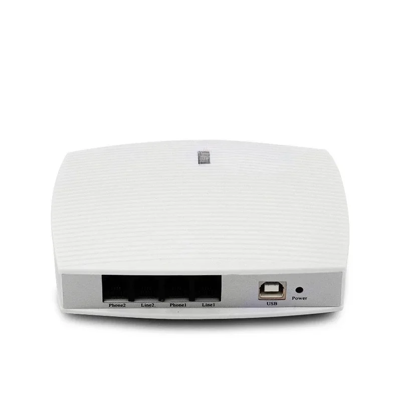 

2-Channel USB phone recording box, automatic real-time recording management system