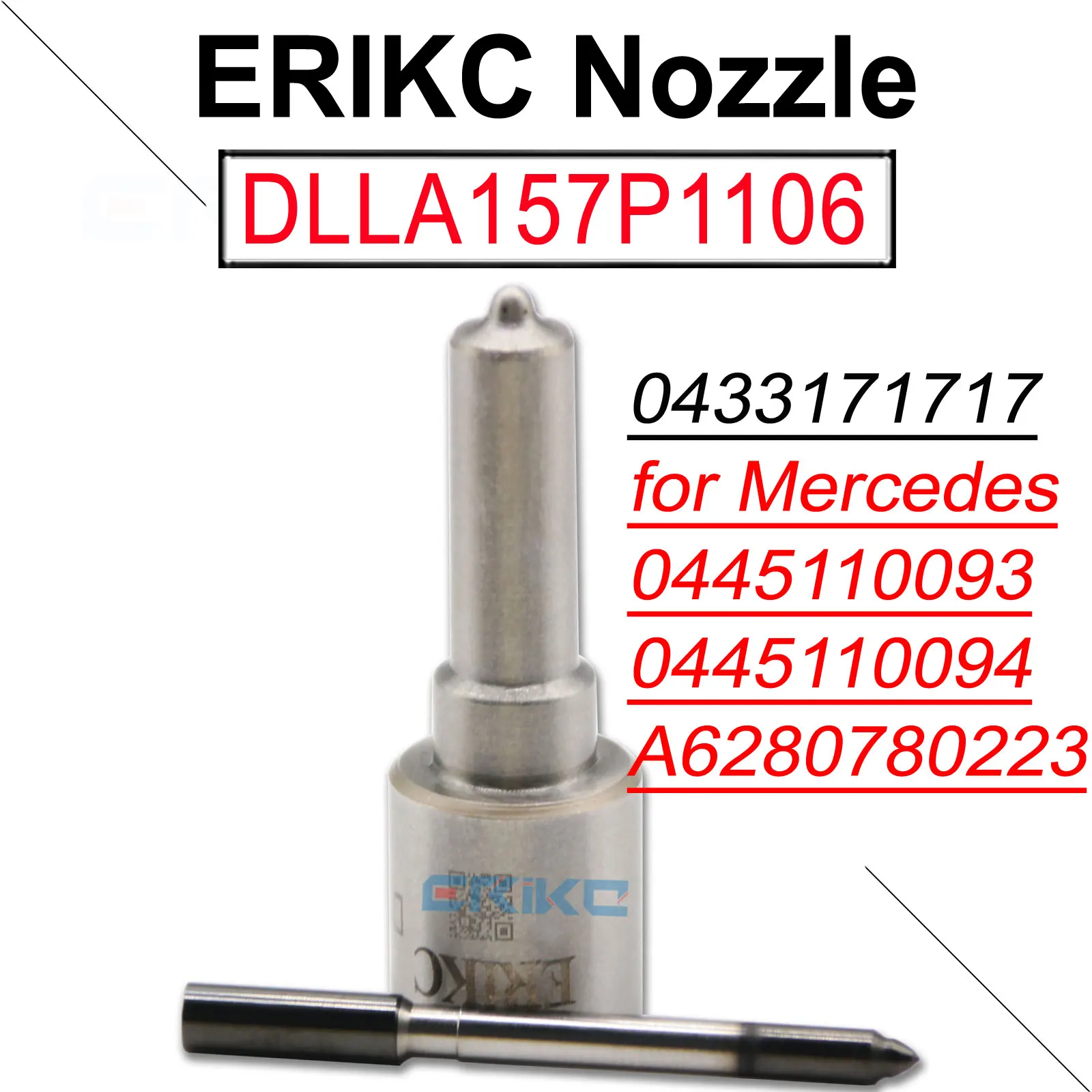 DLLA157P1106 Common Rail Diesel Injector Nozzle 0433171717 For Mercedes-Benz A6280780223 0445110093 0445110094 A6280700387