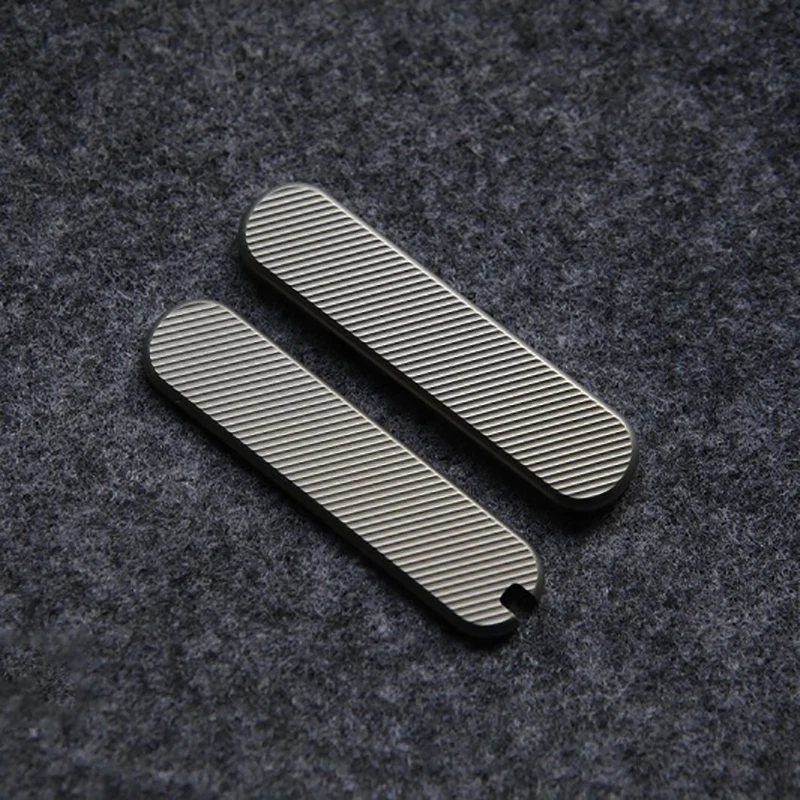 Imagem -06 - Tipos Titanium Alloy Knife Handle Patches Escalas para 58 mm Victorinox Swiss Facas do Exército Minichamp Manager Signature Ball Pen 9