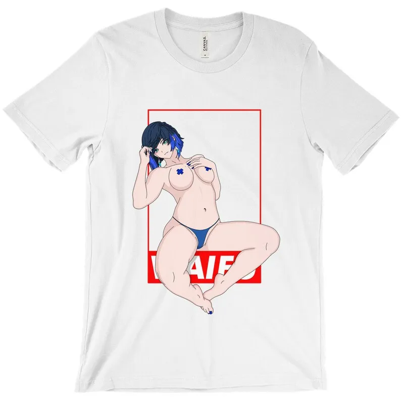 Anime Waifu Yelan Ecchi, Sexy, Lewd, Fetish T-Shirts