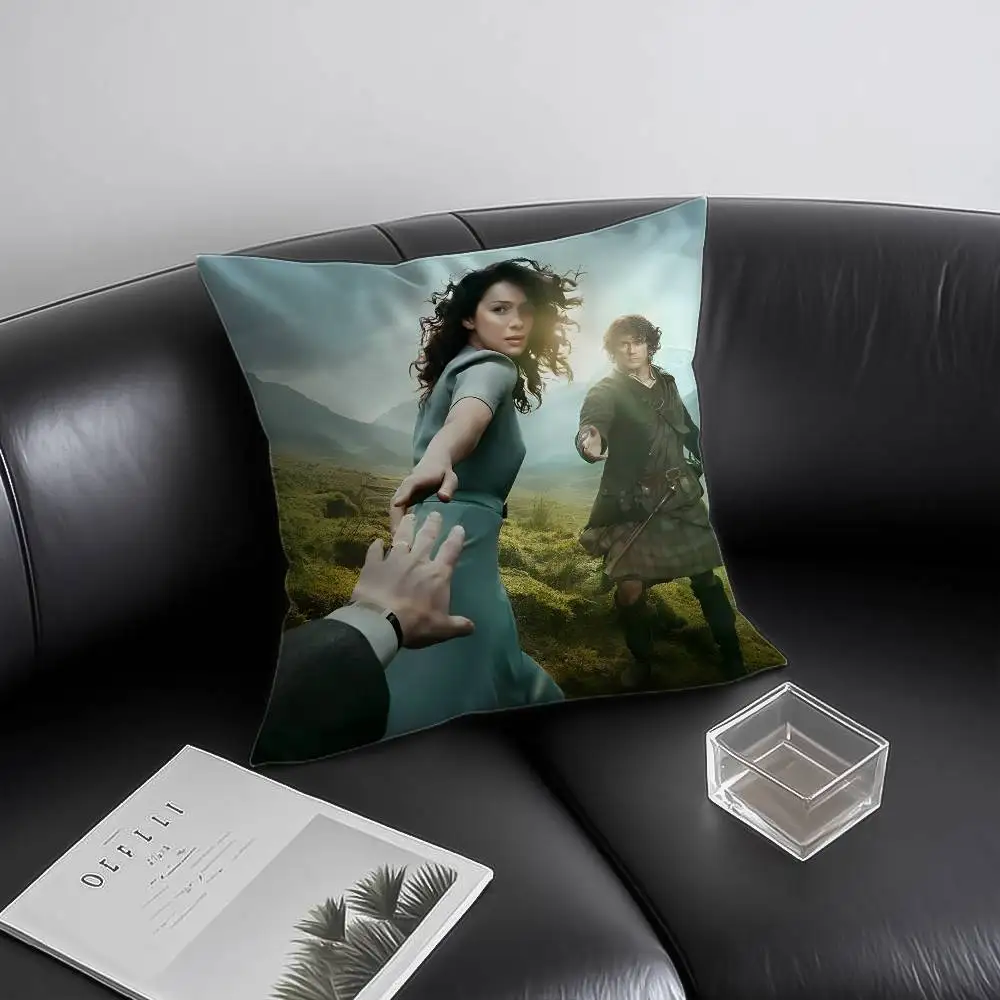 غطاء وسادة O-Outlander من المسلسلات التلفزيونية مضاد للغبار وسحاب غير مرئي لسرير الأريكة