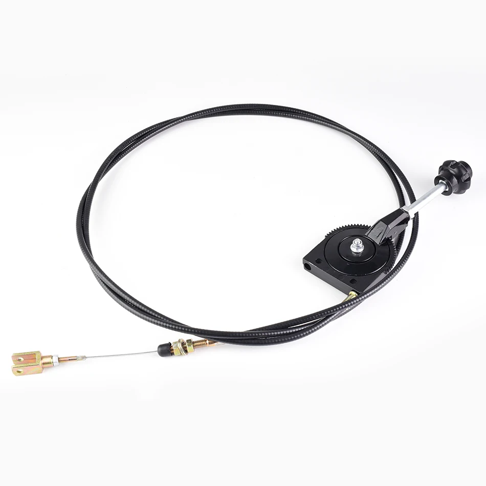 2.5m ハンドスロットルコントロール、掘削機、ハーベスター、トラクター、船舶、肥料散布機用、スロットルケーブルアセンブリ、セルフロックコントローラー