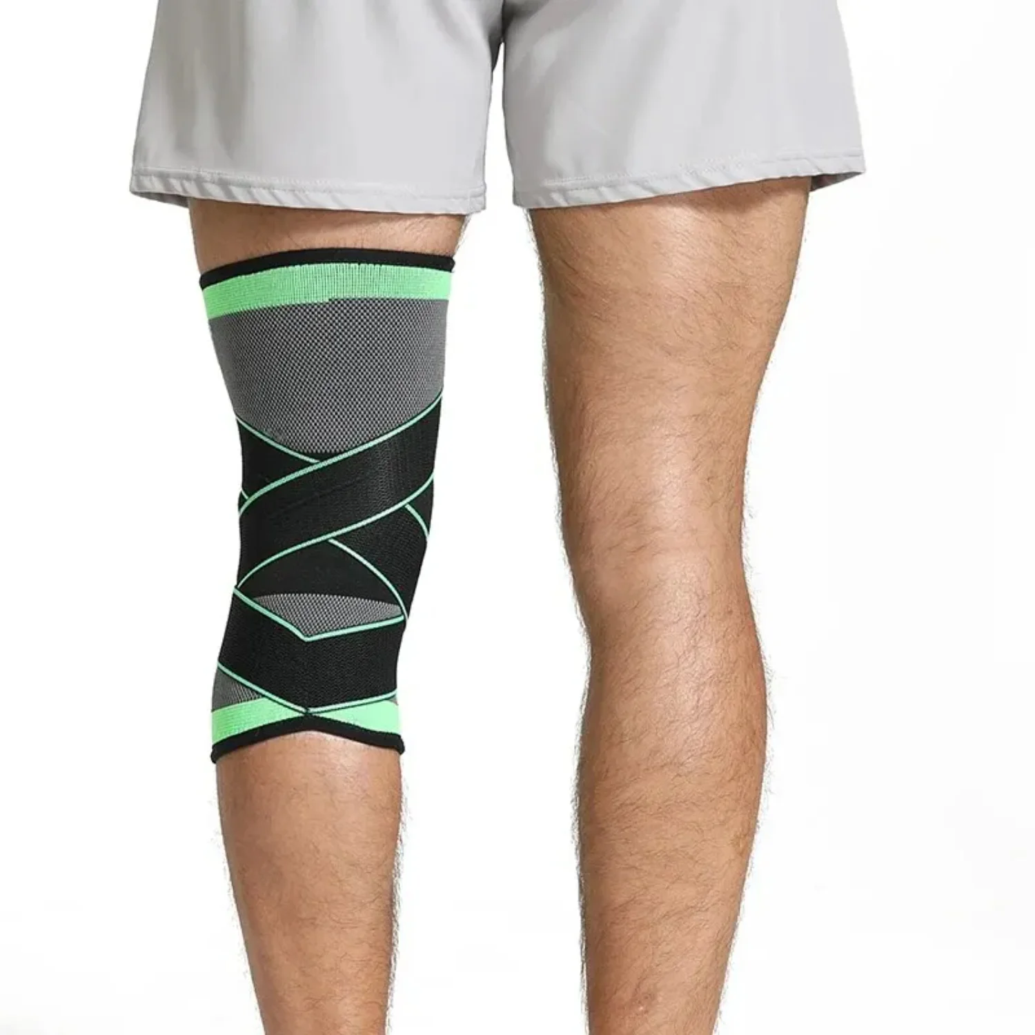 Knee Straps  Knee Protection Outdoor Sports Knitted Cycling Bandage Fitness Playing Ball Pressure Protector