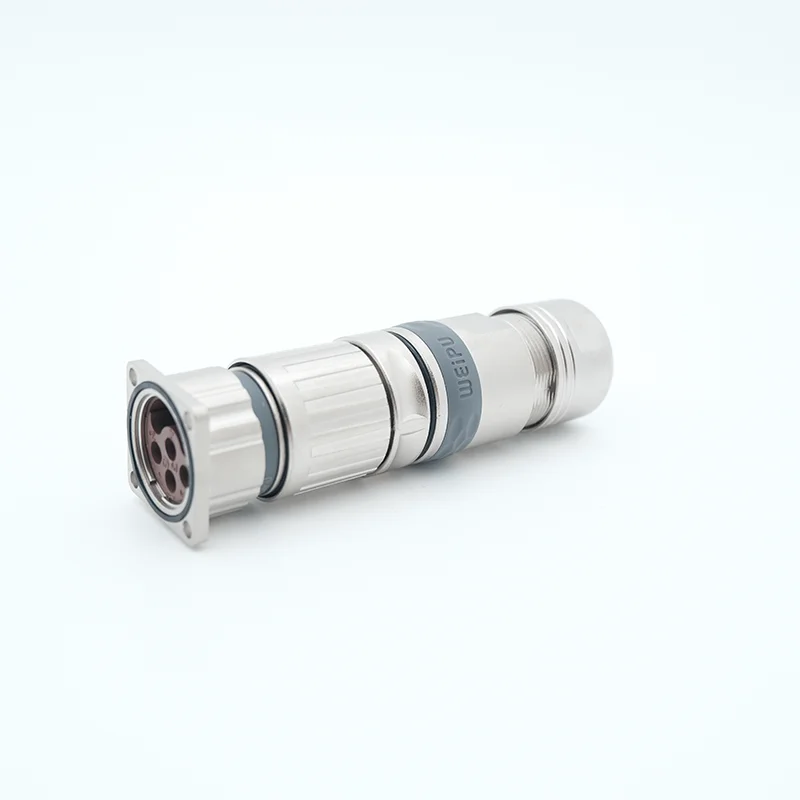 IP67 M23 Waterproof Cable Connector  6/8Pin Screw Wiring Terminal Wire connectors male famale Electrical connectors