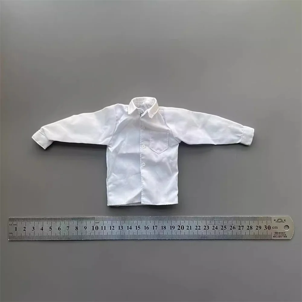 Grandi Vendite DML 1/6 Giocattoli Modello Camicia Bianca Maniche Lunghe Non Reali Accessori Per 12 "DAM COO DID Action Figure Scene Componente FAI DA TE