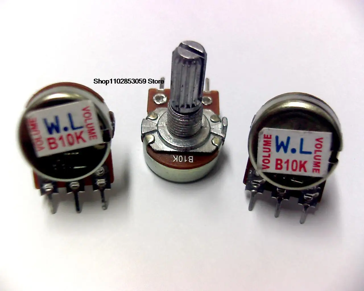 10PCS   wh148  20mm shaft length wh171 single potentiometer 10K