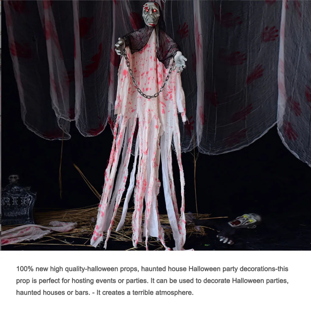 تجهيزات حفلة الهالوين لعبة متوهجة مهرجان عطلة الطعام بار متجر ديكورات للباحة منزل مسكون رعب زخرفة صعبة