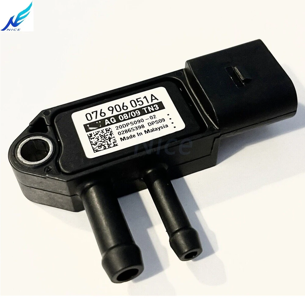 2 Pieces OEM 076906051A Differential Exhaust Pressure Sensor Transmitter For Audii V-W Skod-a