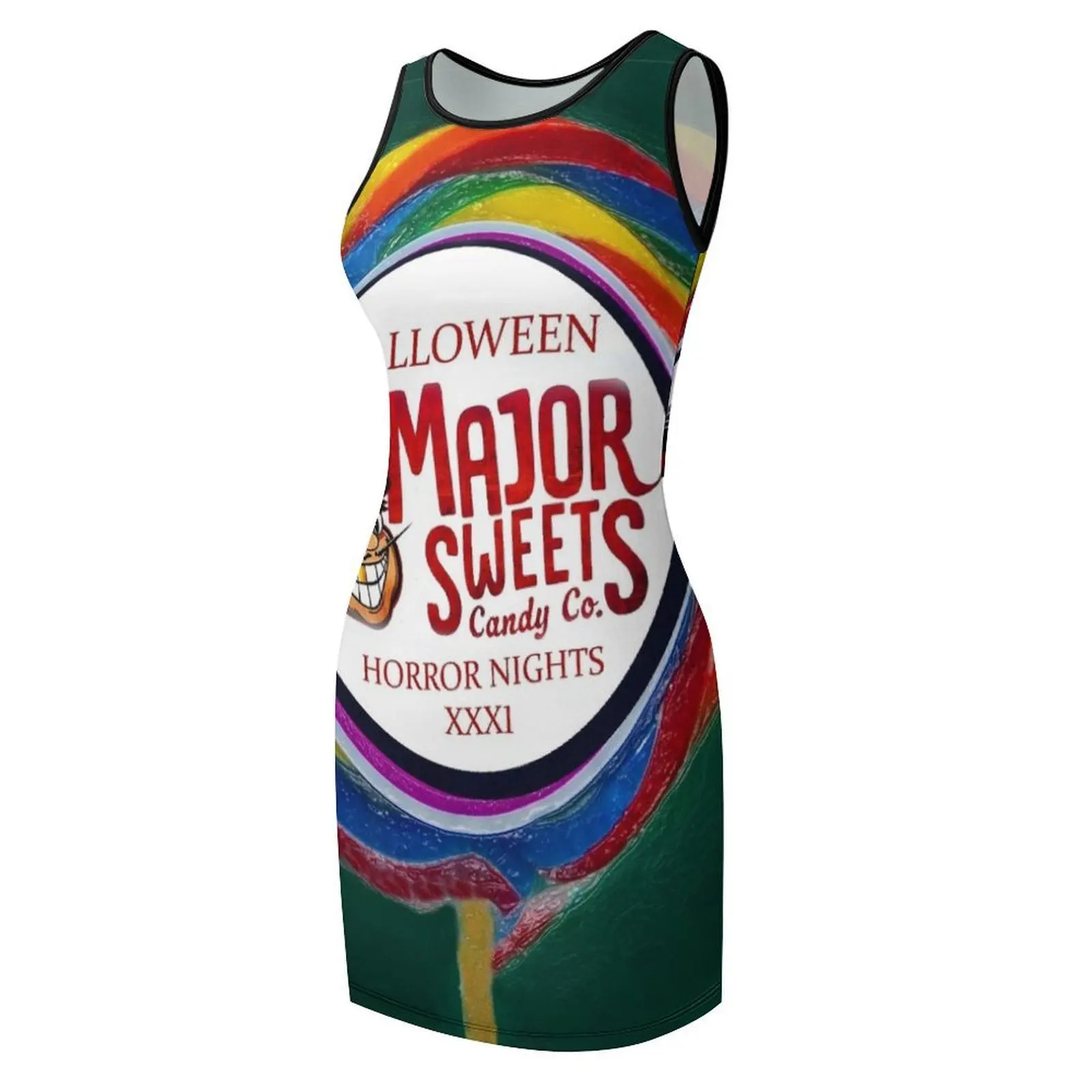 تي شيرت Sweet Revenge HHN 31 بتصميم منطقة تخويف فستان صيفي بدون أكمام للنساء ملابس نسائية صيفية