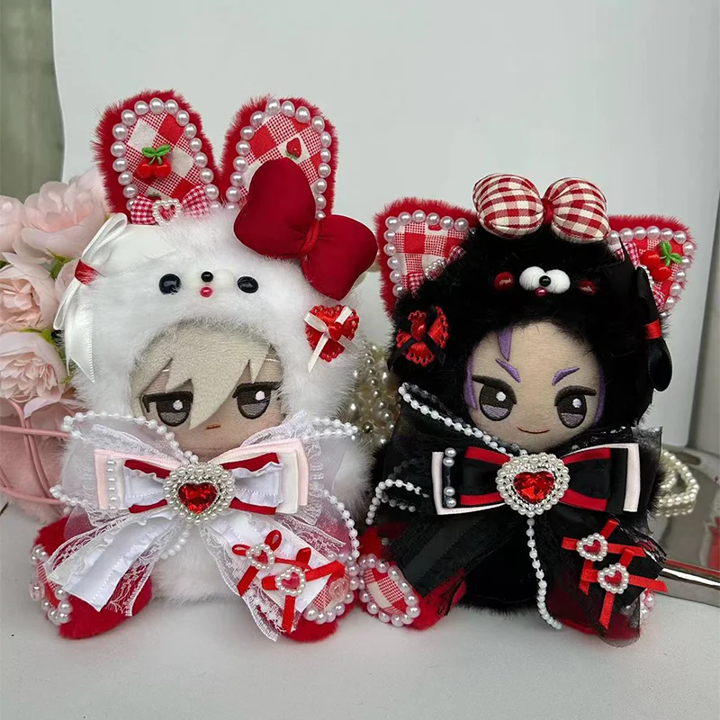 10cm Nunu Doll Exquisite Handmade Custom Clothing 10cm Cotton Doll Outdoor Handbag No Attribute Kawali Lucifer Gorgeous Clothing