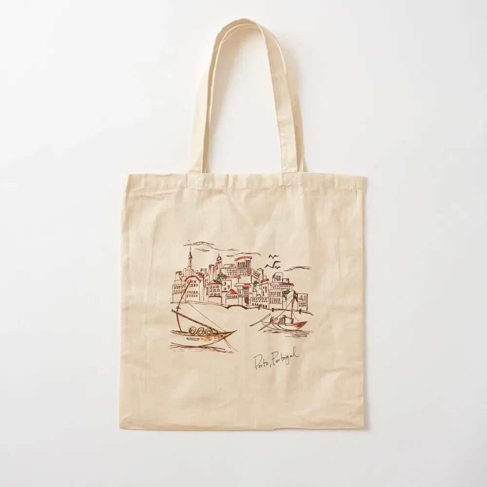 

Porto, Portugal Tote Bag supermarket folding bag Big men's university