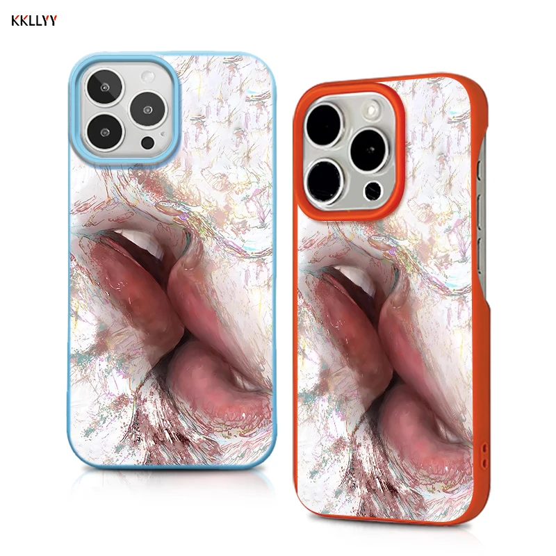 

Skin friendly Phone Case for iPhone 16E/15/14/13 Pro Max/12/XR Printed Phone Cover kiss Shockproof Gym Lover Gift