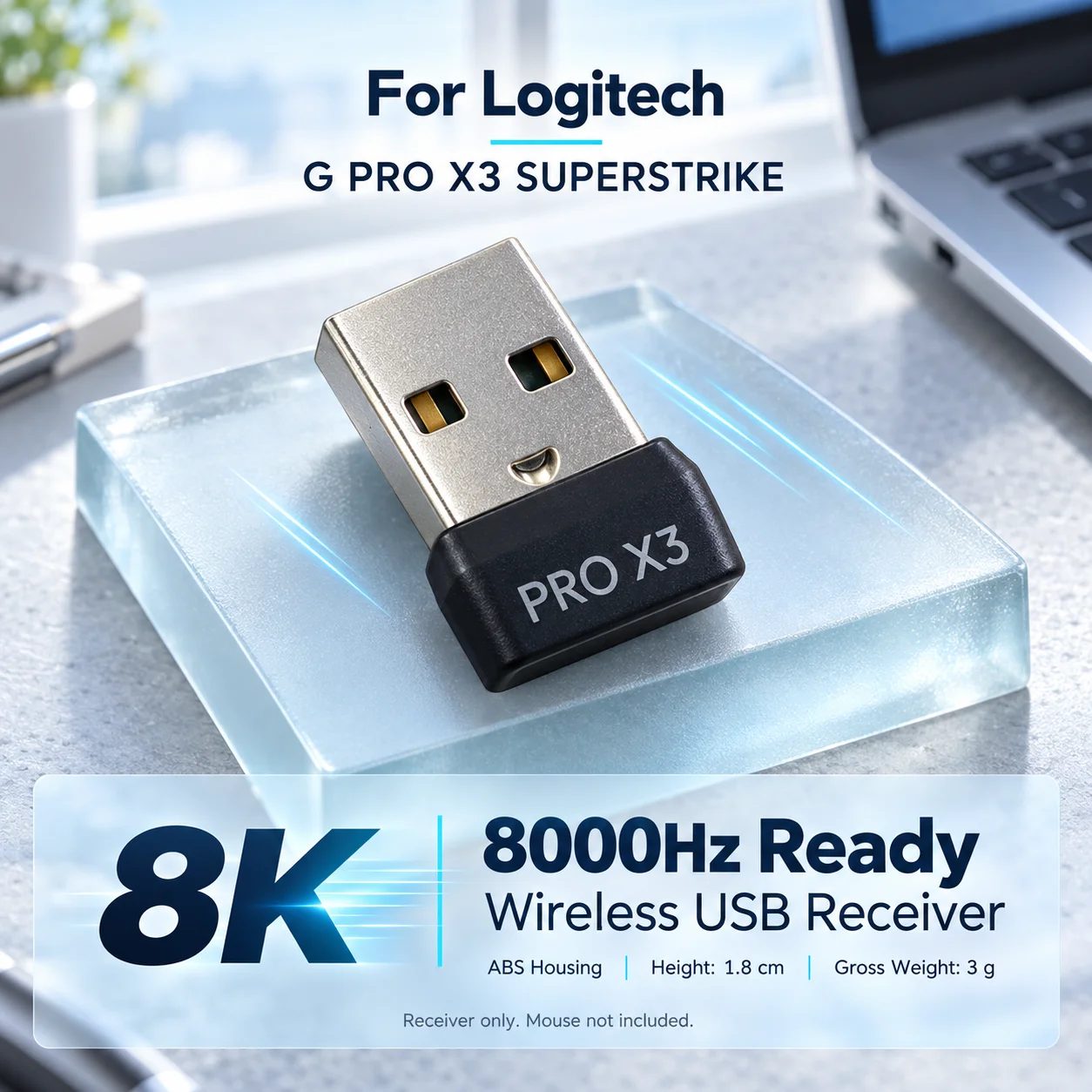 USB Receiver For Logitech G PRO X3 SUPERSTRIKE - Mouse USB Siginal Receiving Adapter Replacement Accessories 2026 NEW