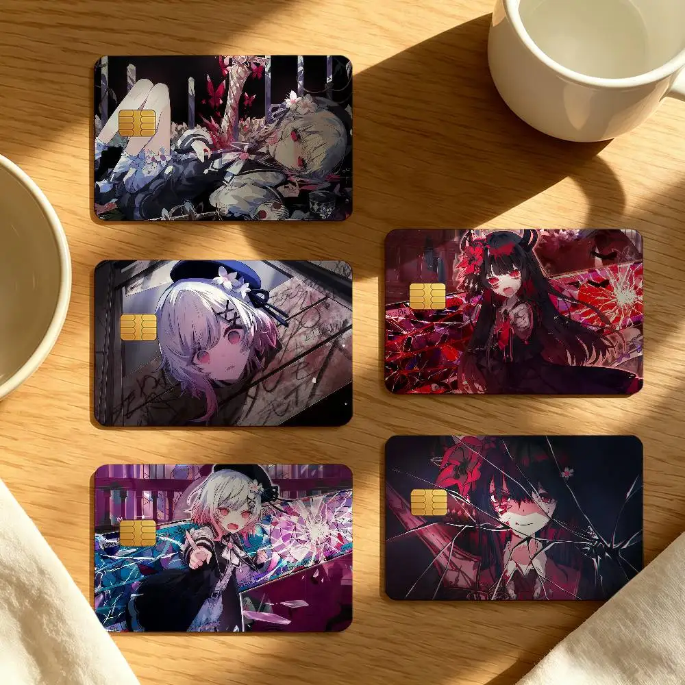 M-Magical Girl Witch Trial Game Ideal Gift Wrapping Option Credit Card Cover Stickers Original Design Card Stickers