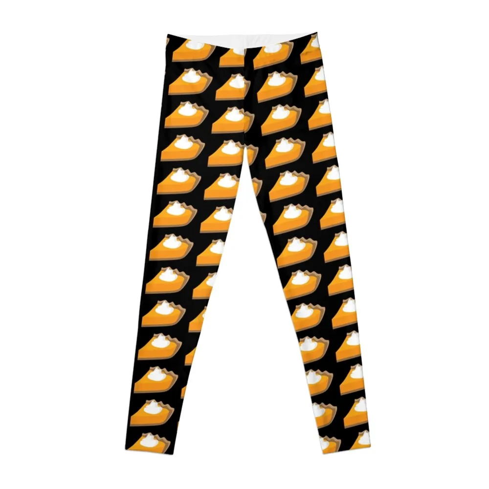 

Slice of pumpkin pie with cream Leggings Sports pants woman sports shirts gym Womens Leggings