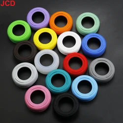 JCD 1pcs 6.5cm 16g 15 Colour Threaded Soft Silicone Cup Bottom Cover Wear Resistant Ring Sleeve Sheath Anti Slip Good Toughness