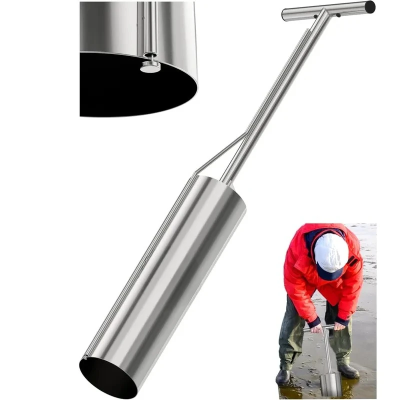 Clam Gun Seafood Harvesting Tool Outdoor Fishing Gear Durable Plastic Handle Shellfish Catcher Device for Beach Camping