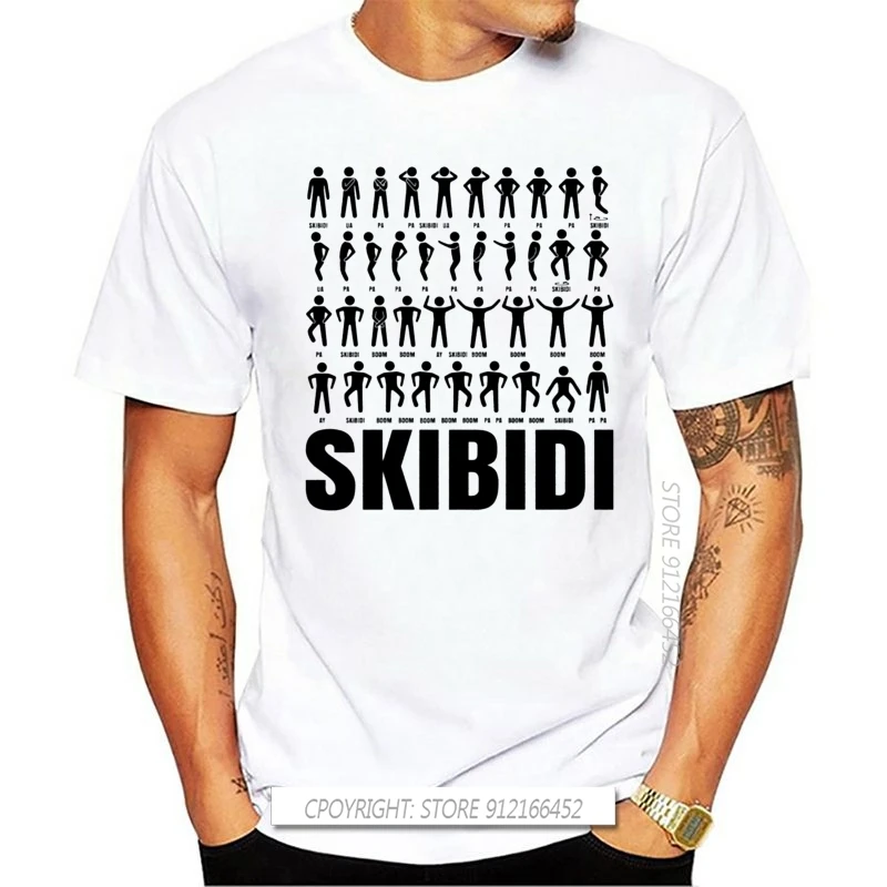 Little Big Skibidi Dance Routine Challenge Unofficial Adults T-Shirt Stylish Custom Tee Shirt Men 100% Cotton Tees Oversized