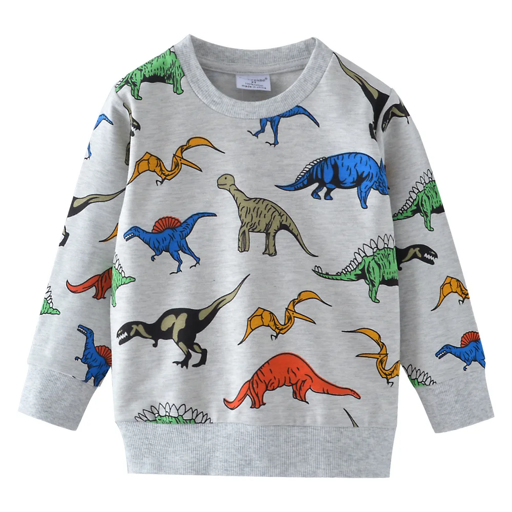 Children's fall long-sleeved boys cartoon cotton sweater new casual children's sweater baby sweater  baby boy sweater