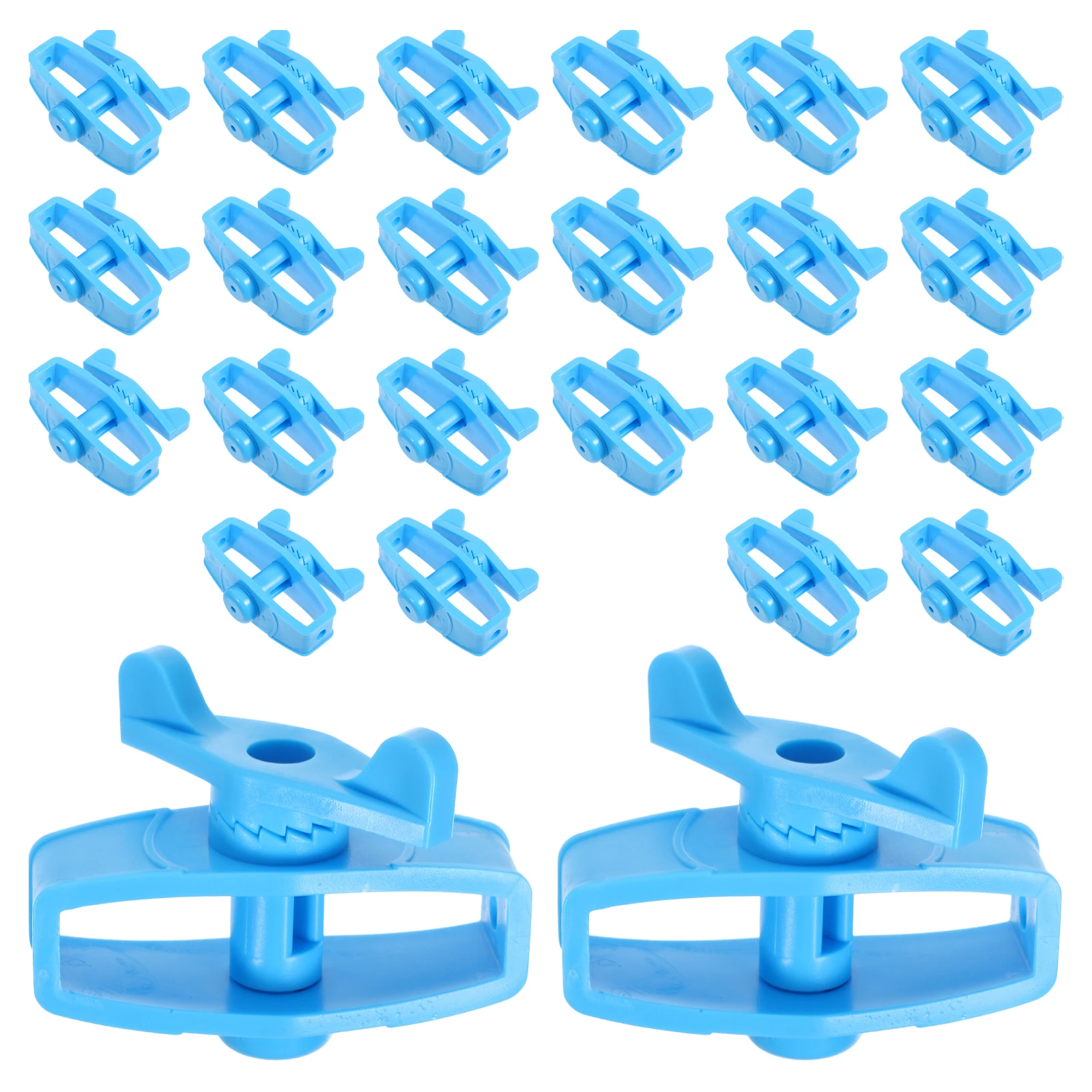 

24pcs Electric Fence Insulators Wire Tighteners Farm Tools Steel Tensioning Kit Plastic Tensioners Durable Practical Long