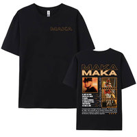 Rapper Maka Aura El Tiempo Vuela 2025 Tour T Shirts Men's Women Fashion Hip Hop Short Sleeve T-shirt High Quality Cotton T Shirt