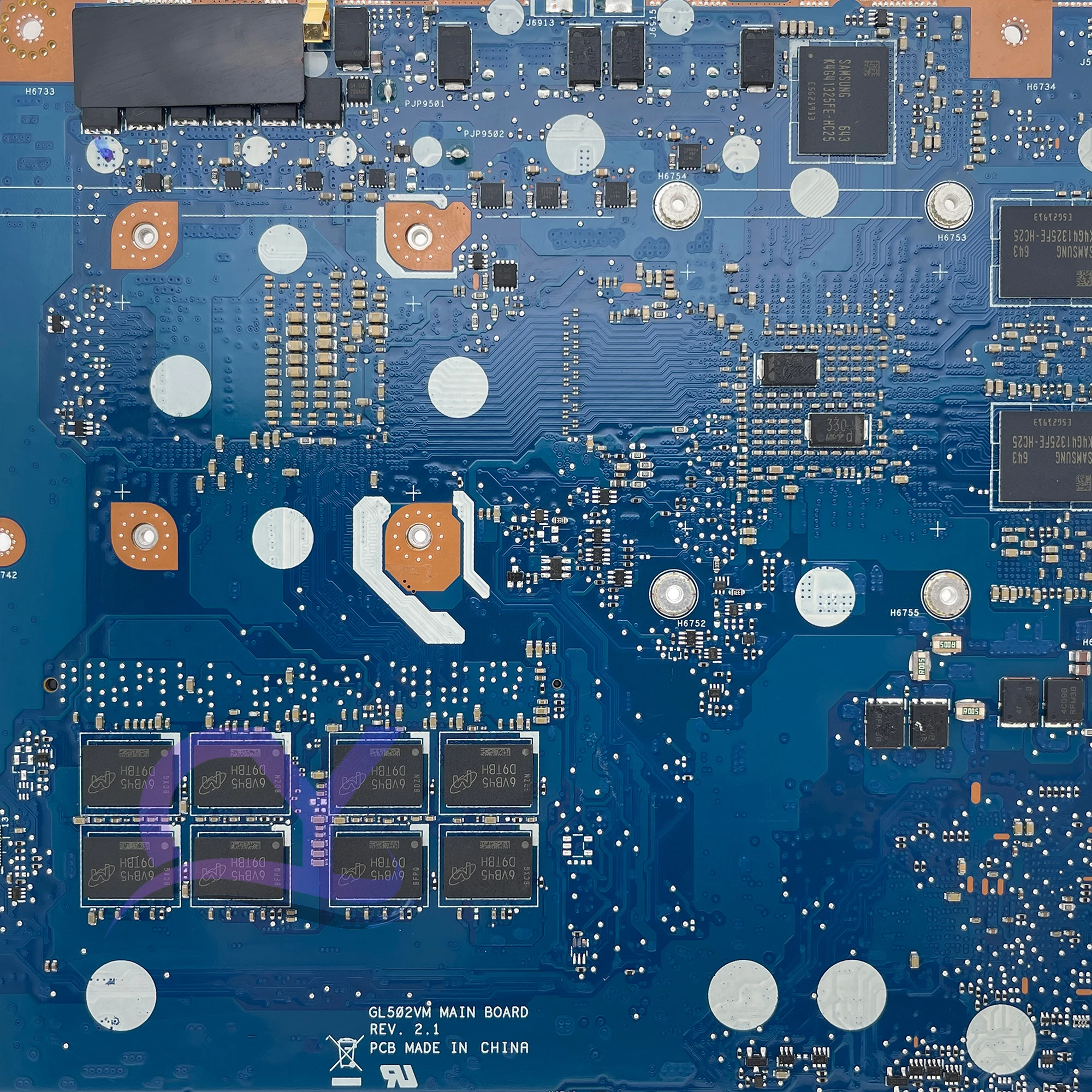 Placa-mãe do portátil para ASUS, GL502VM, S5V, GL502V, GL502VMK, GL502VML, i5-6th, 7th, i7-6th, 7th, GTX1060M-3G, 6G