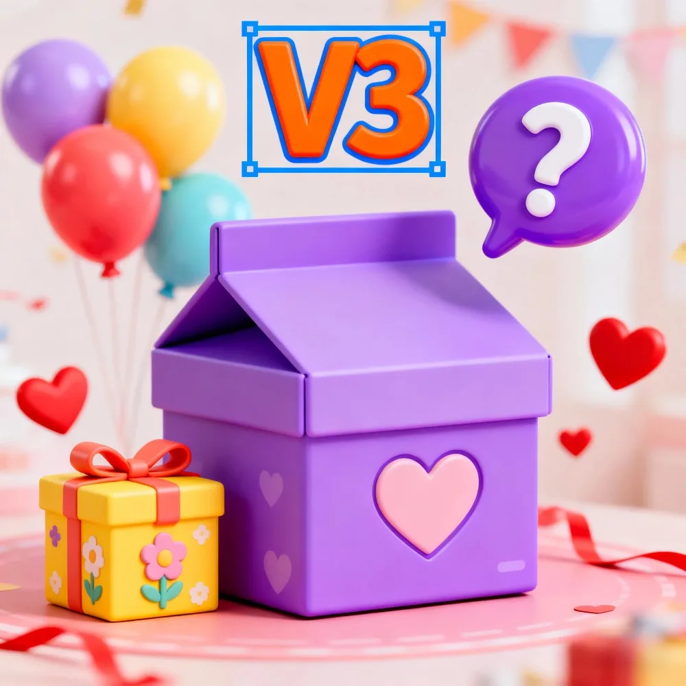 V3 High Energy Series 1:1 replica vinyl blind box pendant model toy cute mysterious surprise keychain gift new anime character