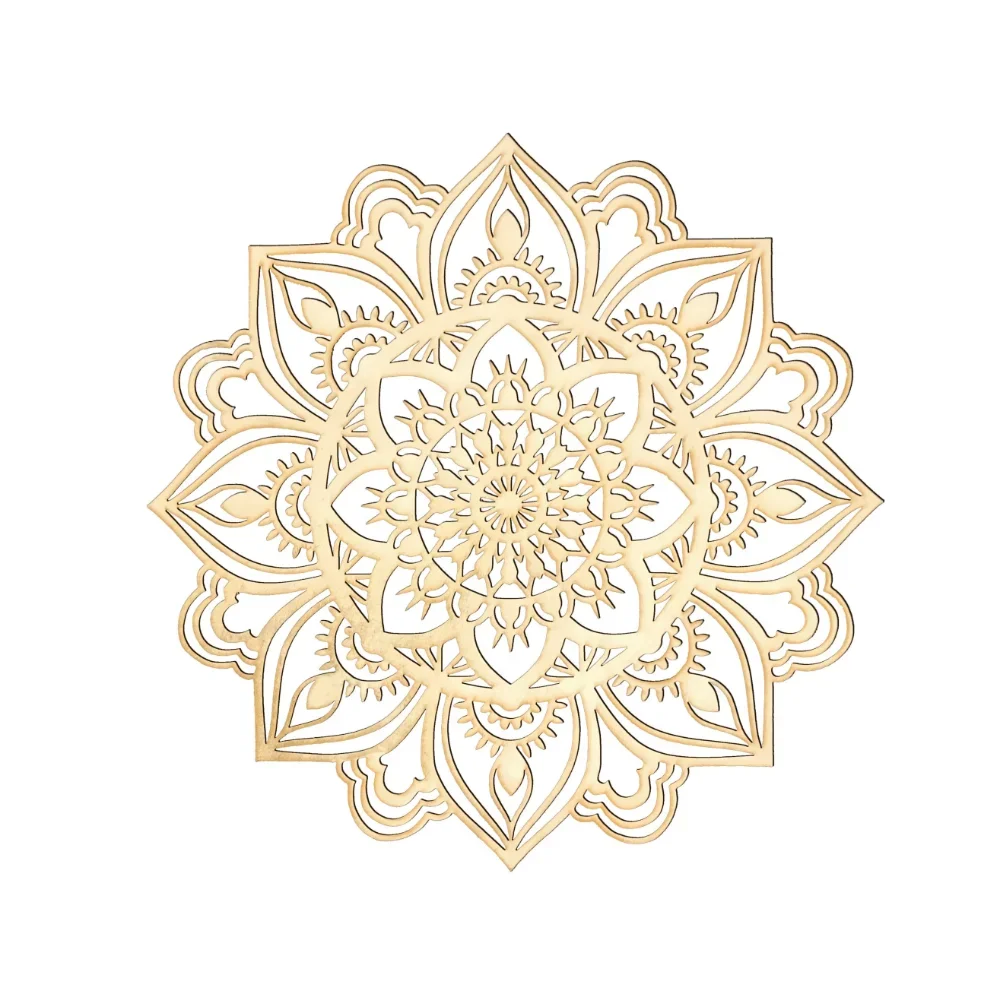 CIFBUY Metal Wall Art Moroccan Mandala Sculpture Iron Hanging Decor For Living Room