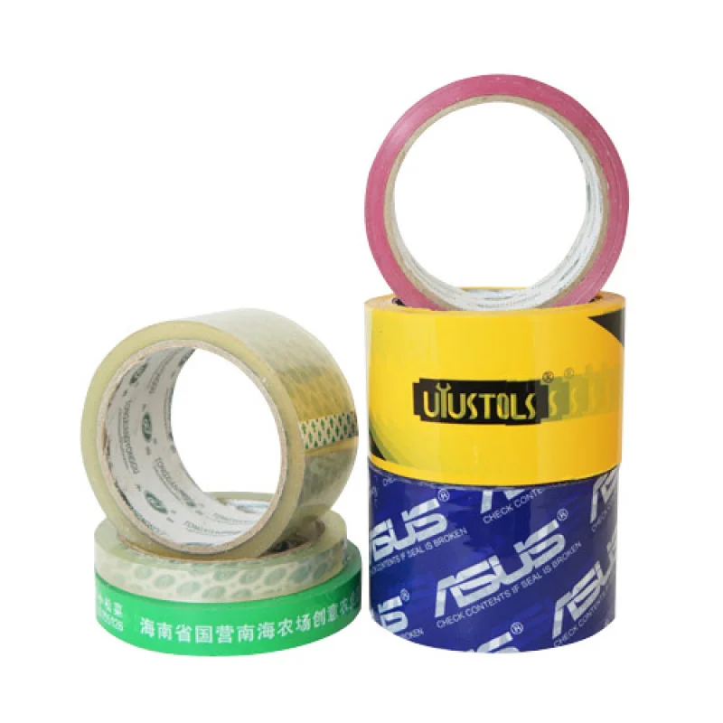 10 pieces（custom）Customized Adhesive Package Carton Sealing Tape Packing Tape With Logo BOPP Printed Tape 100y 200y