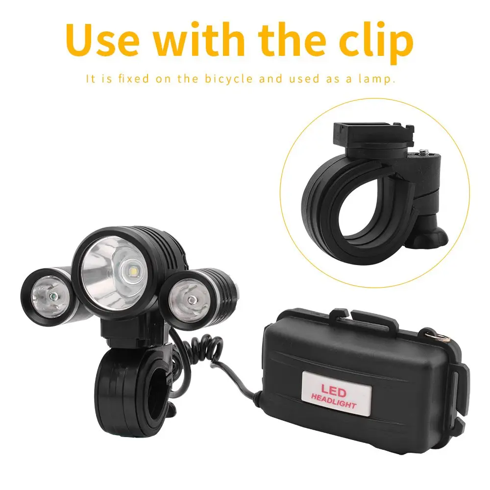 Clearance Sale! No Battery! BORUiT RJ-1156 Removable LED Headlamp DC Rechargeable Headlight Camping Fishing Head Torch