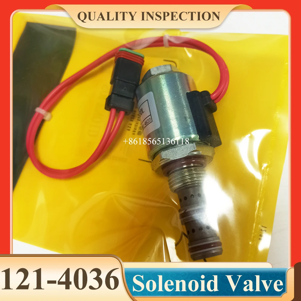 

121-4036 1214036 Diesel Engine Transmission Solenoid Valve for Backhoe Loader 416C 416D 420D 424D