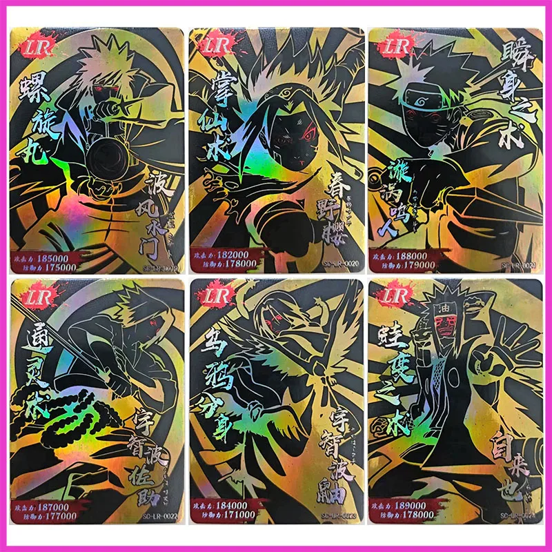 

Аниме НАРУТО Игрушки для мальчиков Итачи Намикадзе Минато Учиха Саске Харуно Сакура Джирайя редкие LR Коллекционные карты Подарок на день рождения