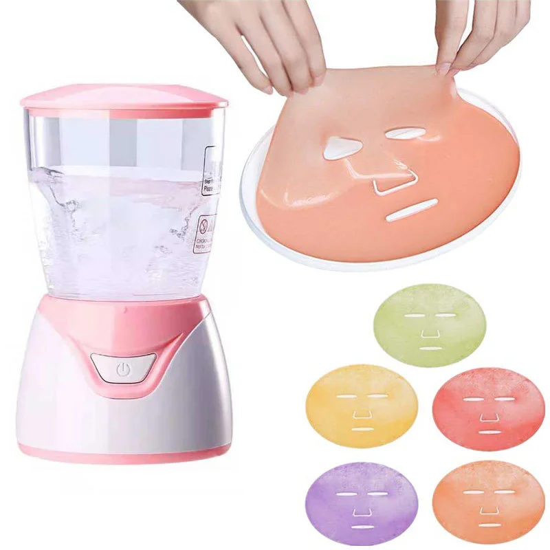 

Automatic Fruit Mask Machine Reusable Portable Mini Skin Care Facial Milk Mask Maker Treatment Home Use Beauty Spa Tools Device