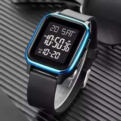 Multi Functional Watch for Middle and High School Students, Fashionable Students, Casual Sports, Ultra-Thin Electronic Watch