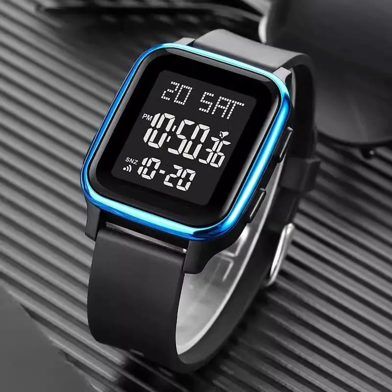 Multi Functional Watch for Middle and High School Students, Fashionable Students, Casual Sports, Ultra-Thin Electronic Watch