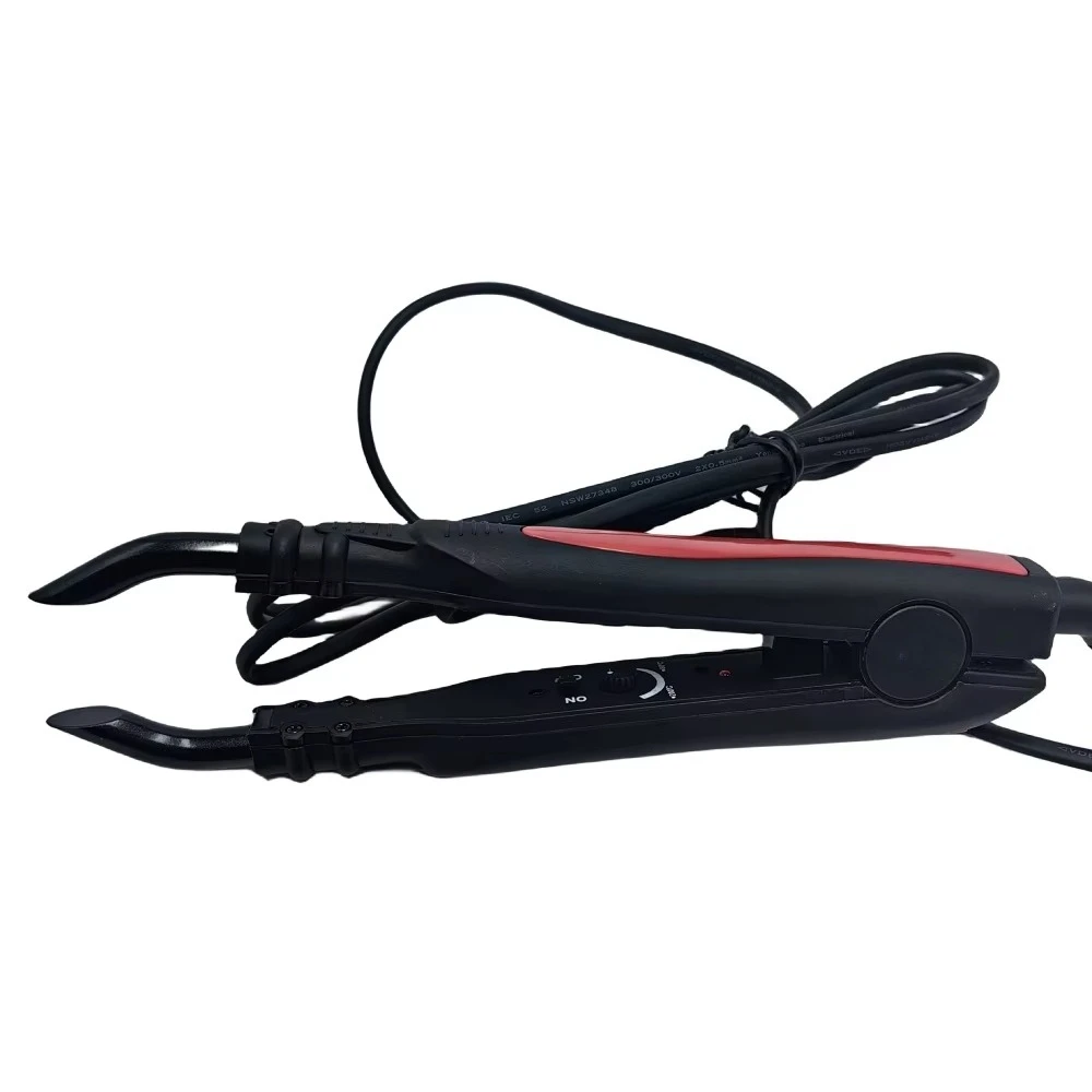 25W Adjustable Temperature Hair Connector 100-240V Multifunctional Plastic Hair Styling Device Black Multi Plug Tools