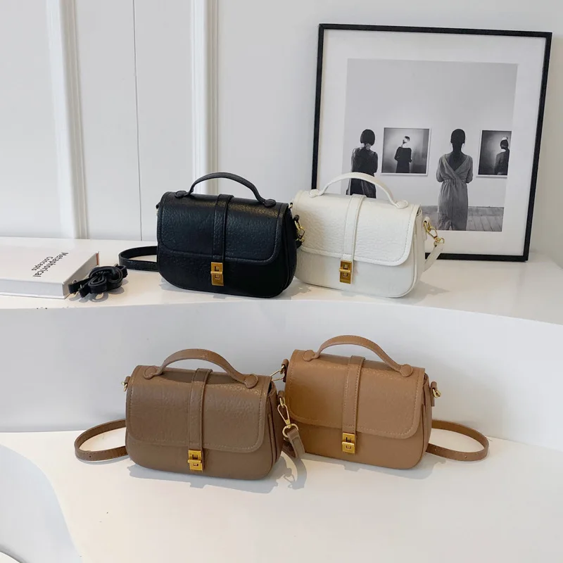 

2025 New Small Square Bag for Women, Genuine Leather Multi-way Shoulder Crossbody Purse, Vintage Chic Large Capacity Tote