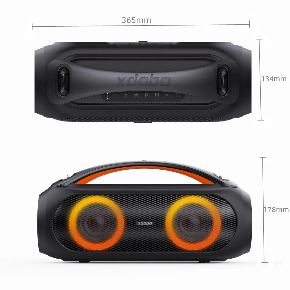 Imagem -05 - Xdobo Vibe Mais 80w Portátil Bluetooth Speaker sem Fio Soundbar Bt5.0 Tws Caixa de Som Boombox Power Bank Player de Áudio