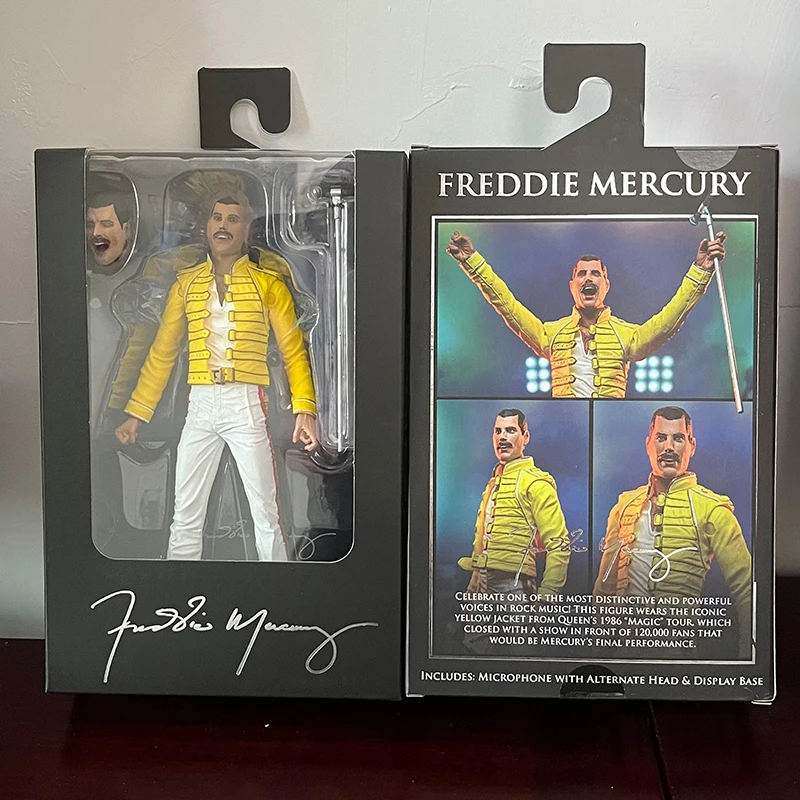 Queen Freddie Mercury Action Figure Live At Wembley Stadium Figurnies Cartoon Model Gifts Birthday Gift Model Toy Decor